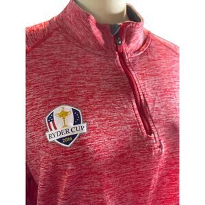 Under Armour 2016 Ryder Cup Quarter Zip Pullover, American Flag, Men's Large